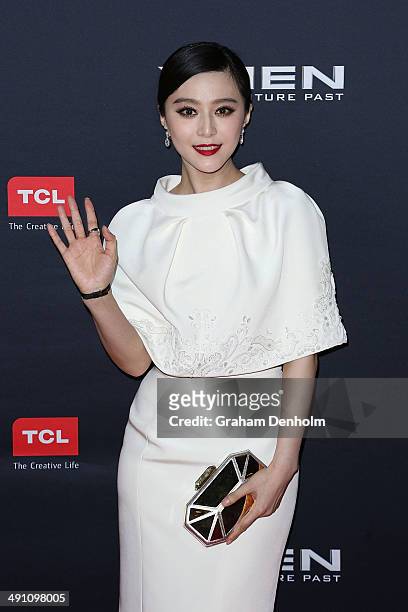 Fan Bingbing poses as she arrives at the Australian premiere of 'X-Men: Days of Future Past" on May 16, 2014 in Melbourne, Australia.