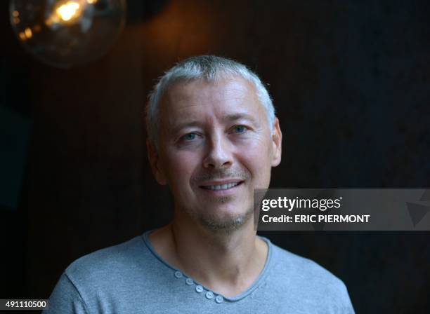 Elegancia Hotels co-founder and CEO Philippe Vaurs poses in one of his hotels in Paris on September 23, 2015. AFP PHOTO / ERIC PIERMONT / AFP PHOTO /...