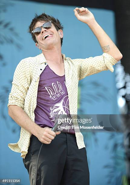 Nate Ruess performs during the ACL Music Festival at Zilker Park on October 2, 2015 in Austin, Texas.