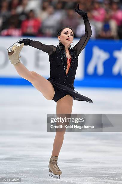 Elizaveta Tuktamysheva of Russia competes in the Ladies Singles Free Skating during the Japan Open 2015 Figure Skating at Saitama Super Arena on...