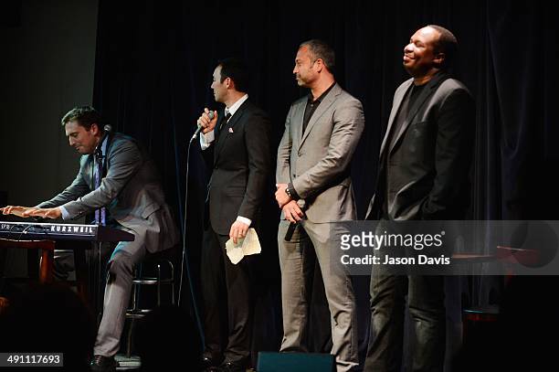 Comedian Actors Owen Benjamin, Steve Bryne, Roy Wood, Jr. And Ahmed Ahmed perform at the Bud Light Presents Wild West Comedy Festival featuring the...