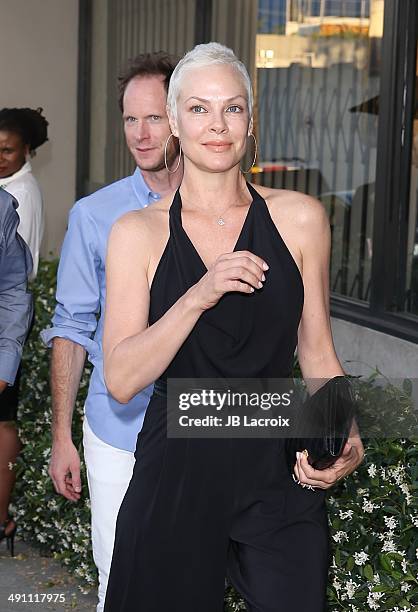 Sophia Bowen attends the grand opening of the De Re Gallery on May 15, 2014 in West Hollywood, California.