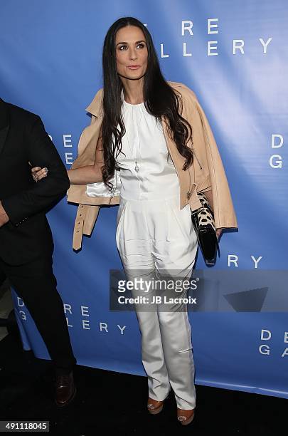 Demi Moore attends the grand opening of the De Re Gallery on May 15, 2014 in West Hollywood, California.