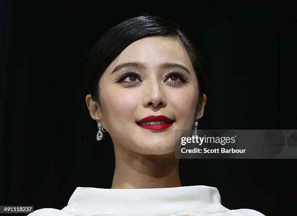 Fan Bingbing arrives at the Australian premiere of 'X-Men: Days of Future Past" on May 16, 2014 in Melbourne, Australia.