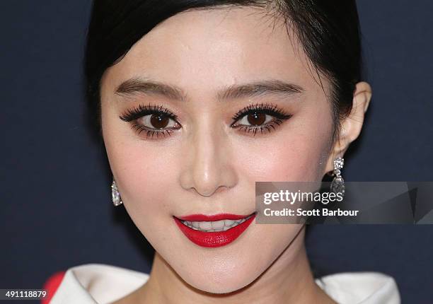 Fan Bingbing arrives at the Australian premiere of 'X-Men: Days of Future Past" on May 16, 2014 in Melbourne, Australia.