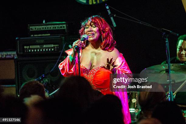 Brenda Holloway performs at The Ponderosa Stomp at Rock n' Bowl on October 2, 2015 in New Orleans, Louisiana.