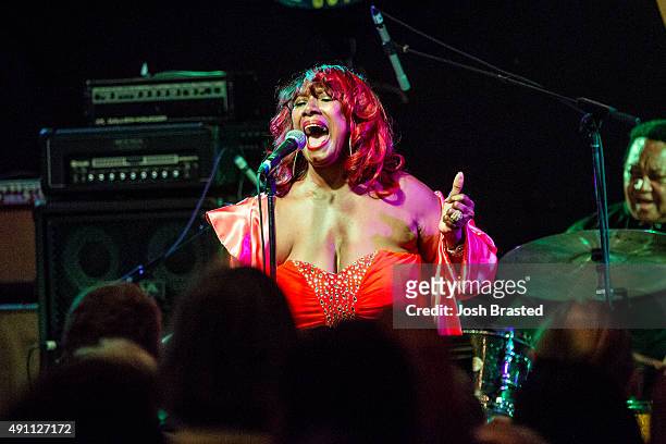 Brenda Holloway performs at The Ponderosa Stomp at Rock n' Bowl on October 2, 2015 in New Orleans, Louisiana.