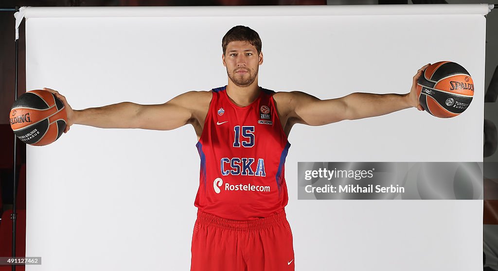 CSKA Moscow 2015/2016 Turkish Airlines Euroleague Basketball Media Day