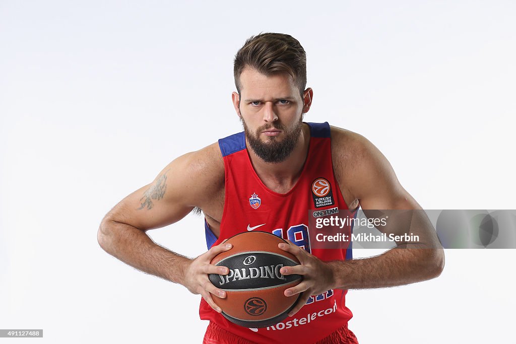 CSKA Moscow 2015/2016 Turkish Airlines Euroleague Basketball Media Day
