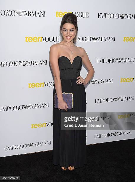 Kira Kosarin attends Teen Vogue's 13th Annual Young Hollywood Issue Launch Party on October 2, 2015 in Los Angeles, California.