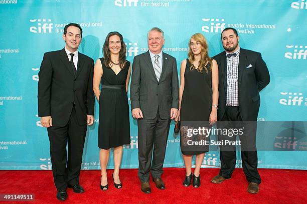 Seattle Mayor Ed Murray arrives at opening night of the Seattle International Film Festival at McCaw Hall on May 15, 2014 in Seattle, Washington.