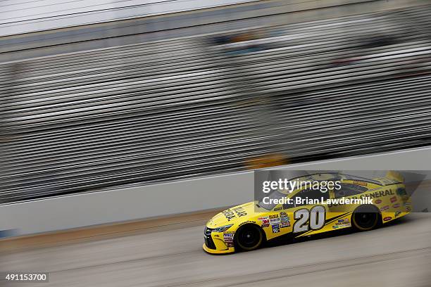 Matt Kenseth, driver of the Dollar General Toyota, drives during practice for the NASCAR Sprint Cup Series AAA 400 at Dover International Speedway on...