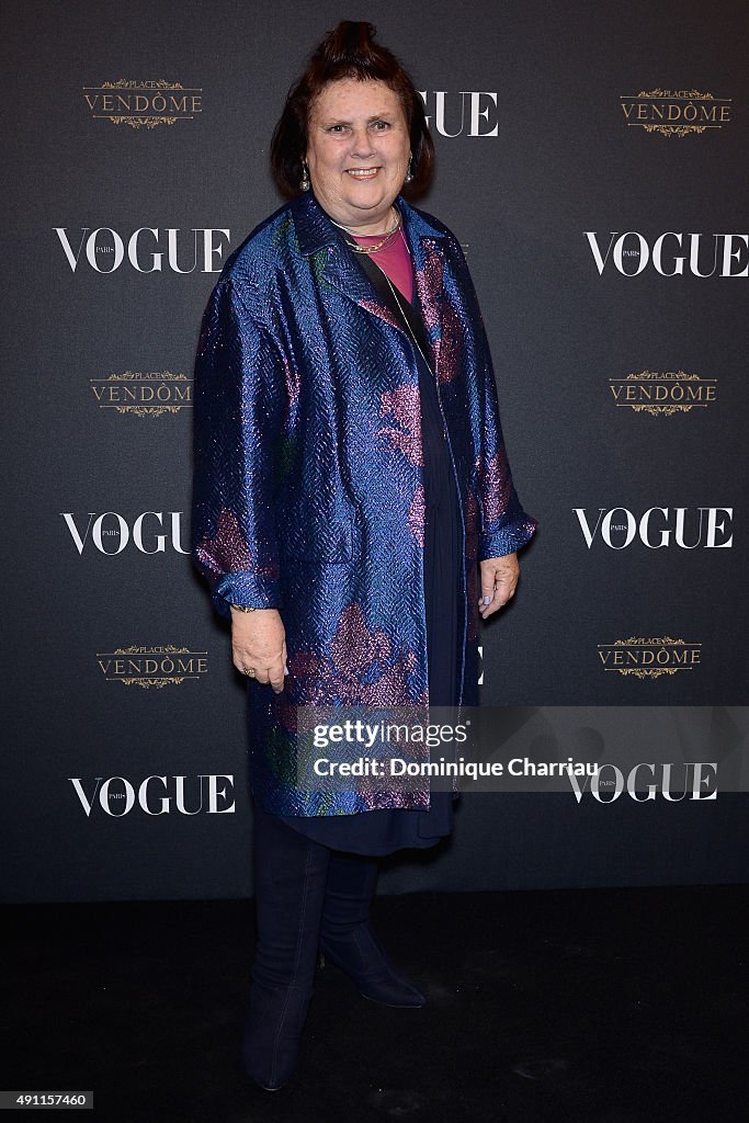 Vogue 95th Anniversary Party : Photocall - Paris Fashion Week Womenswear Spring/Summer 2016