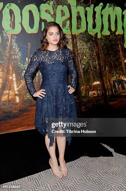 Odeya Rush attends Sony Pictures photo call for 'Goosebumps' at The London West Hollywood on October 2, 2015 in West Hollywood, California.