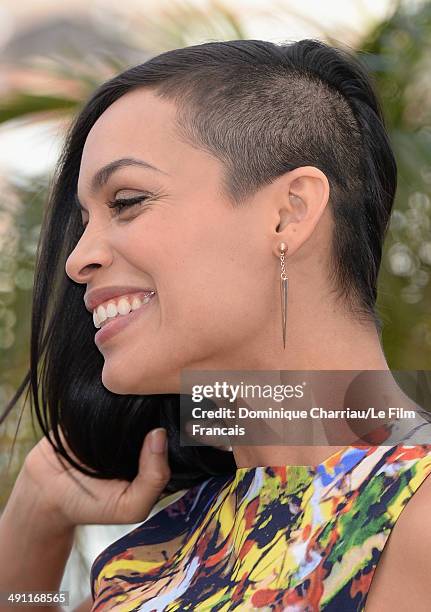 Actress Rosario Dawson attends "Captives" photocall at the 67th Annual Cannes Film Festival on May 16, 2014 in Cannes, France.