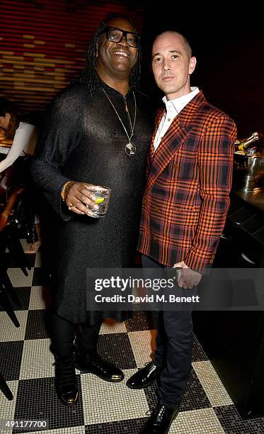 Kazembe Coleman attends the Hunger Magazine & Vivienne Westwood Paris Fashion Week Event, celebrating the Vivienne Westwood's SS/16 Gold Label show,...