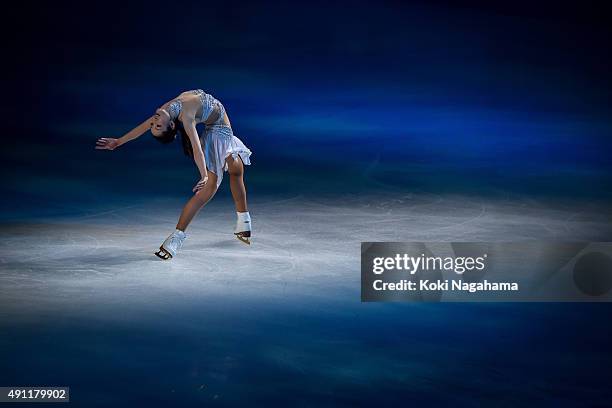 Shizuka Arakawa performs during the Japan Open 2015 Figure Skating at Saitama Super Arena on October 3, 2015 in Saitama, Japan.