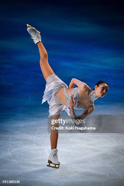 Shizuka Arakawa performs during the Japan Open 2015 Figure Skating at Saitama Super Arena on October 3, 2015 in Saitama, Japan.