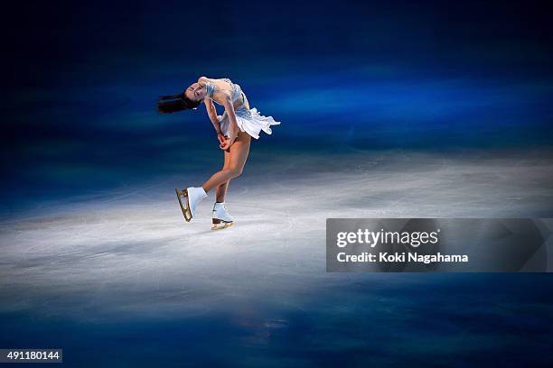 Shizuka Arakawa performs during the Japan Open 2015 Figure Skating at Saitama Super Arena on October 3, 2015 in Saitama, Japan.