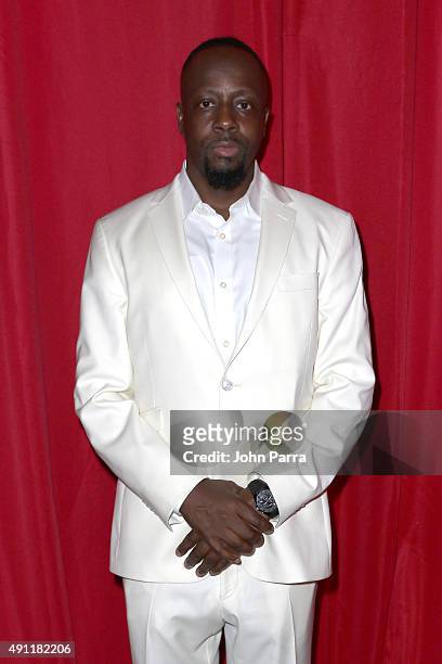 Wyclef Jean attends Barry University's 75th Anniversary birthday bash at Soho Studios on October 3, 2015 in Miami, Florida.