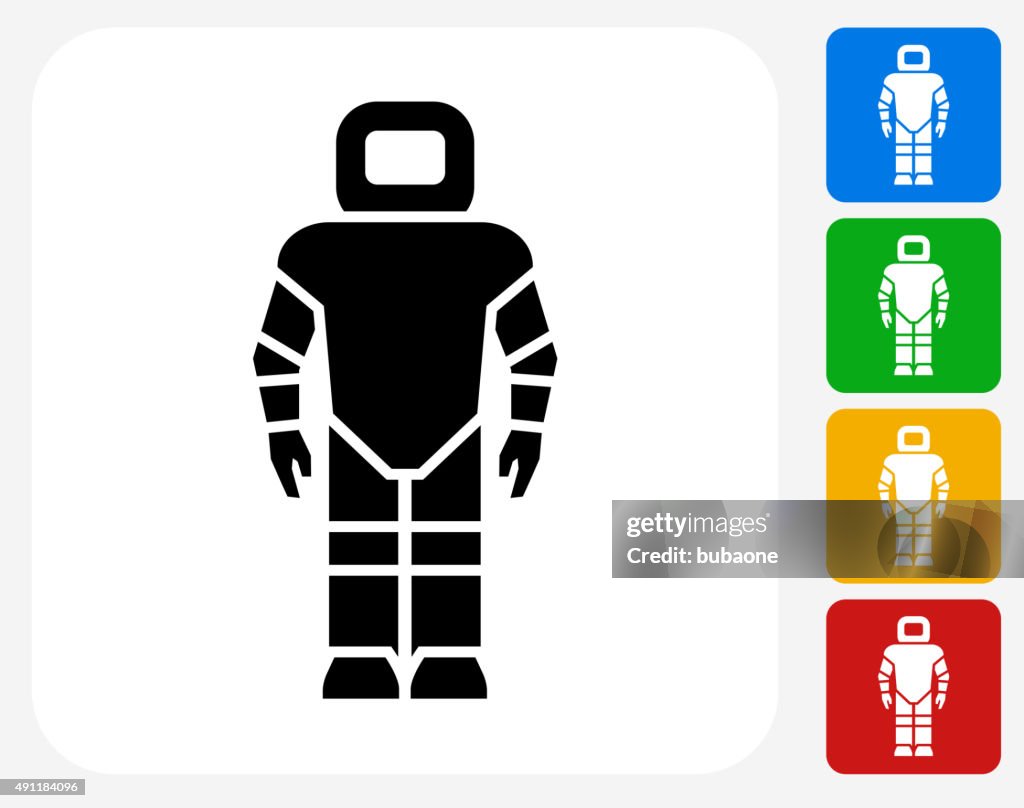 Robot Icon Flat Graphic Designs Icon Flat Graphic Design