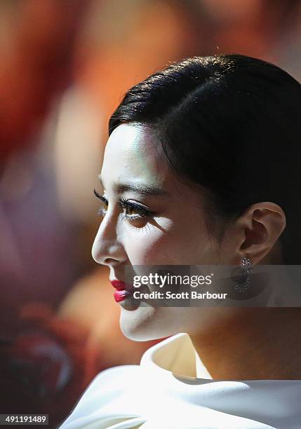 Fan Bingbing arrives at the Australian premiere of 'X-Men: Days of Future Past" on May 16, 2014 in Melbourne, Australia.