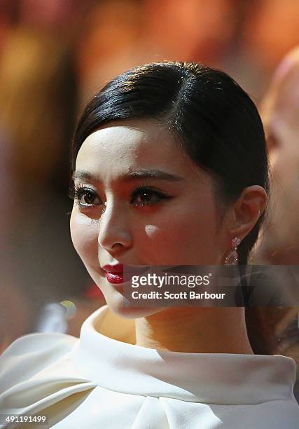 Fan Bingbing arrives at the Australian premiere of 'X-Men: Days of Future Past" on May 16, 2014 in Melbourne, Australia.