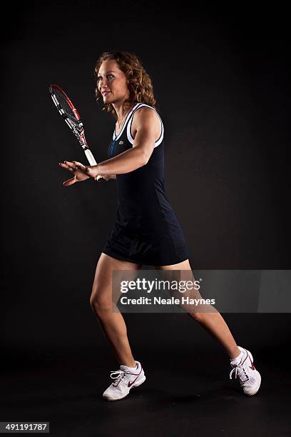 Tennis player Samantha Stosur is photographed in Brighton, England.