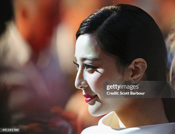 Fan Bingbing arrives at the Australian premiere of 'X-Men: Days of Future Past" on May 16, 2014 in Melbourne, Australia.