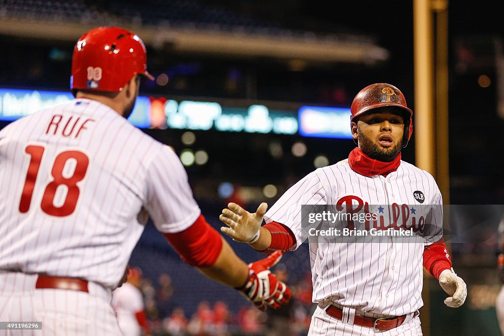 Miami Marlins v Philadelphia Phillies