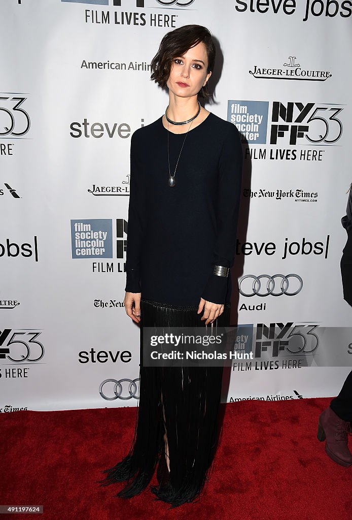 53rd New York Film Festival - "Steve Jobs" - Red Carpet