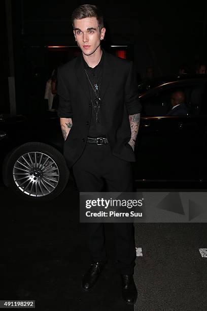 Gabriel-Kane Day-Lewis arrives at Vogue 95th Anniversary Party as part of the Paris Fashion Week Womenswear Spring/Summer 2016 on October 3, 2015 in...