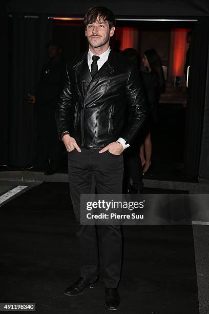 Gaspard Ulliel arrives at Vogue 95th Anniversary Party as part of the Paris Fashion Week Womenswear Spring/Summer 2016 on October 3, 2015 in Paris,...