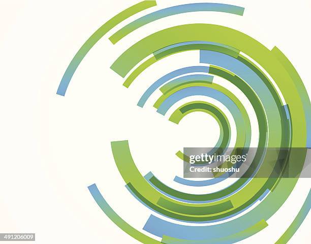 abstract ring technology concept pattern background - blurred motion stock illustrations