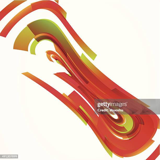 abstract red stripe pattern background - double exposure tech stock illustrations