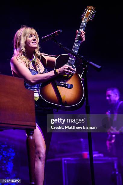 Grace Potter performs live on stage at Radio City Music Hall on October 3, 2015 in New York City.