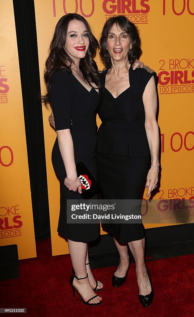 100th Episode Celebration Of CBS' "2 Broke Girls"