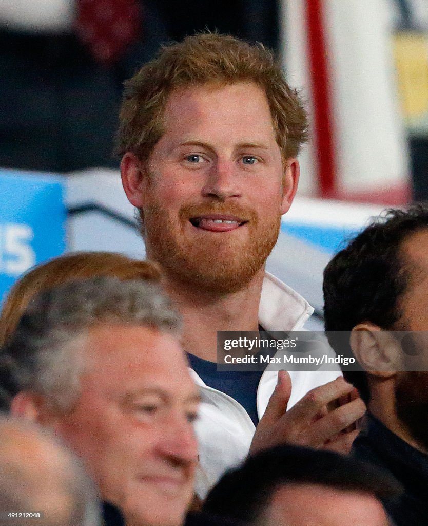 Royals & Celebrities Attend The Rugby World Cup
