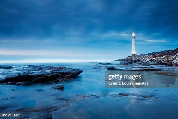blue evening lighthouse landscape - lighthouse 個照片及圖片檔