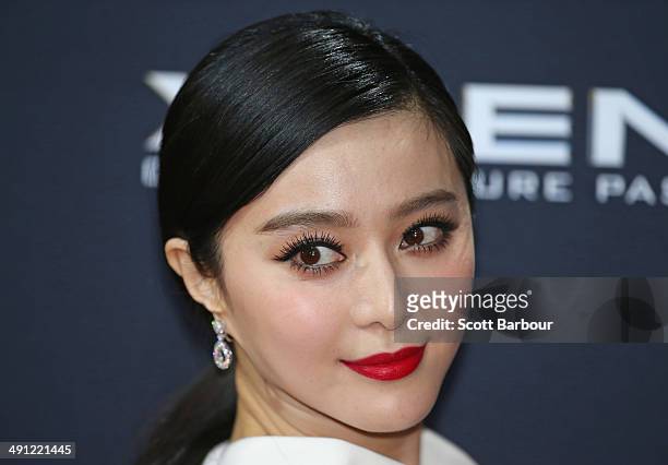 Fan Bingbing arrives at the Australian premiere of 'X-Men: Days of Future Past" on May 16, 2014 in Melbourne, Australia.