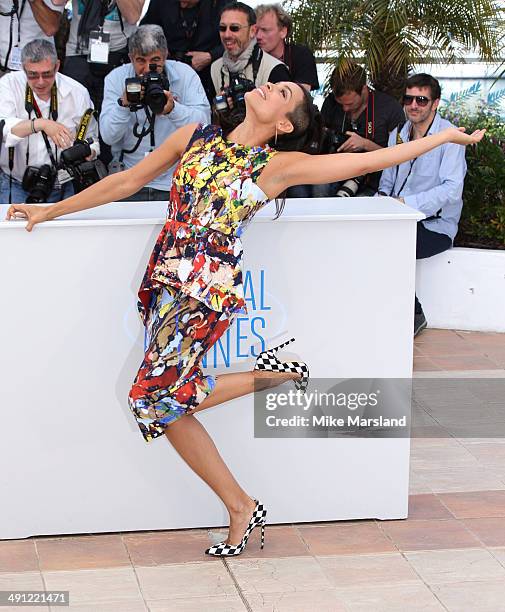 Rosario Dawson attends "Captives" photocall at the 67th Annual Cannes Film Festival on May 16, 2014 in Cannes, France.