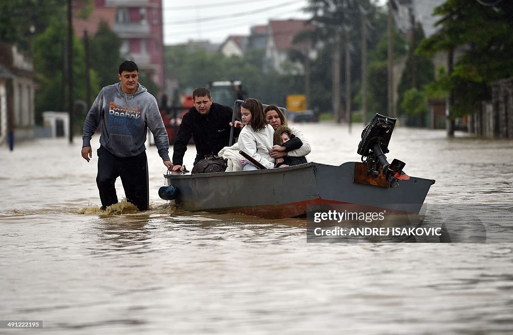 SERBIA-WEATHER-FLOOD