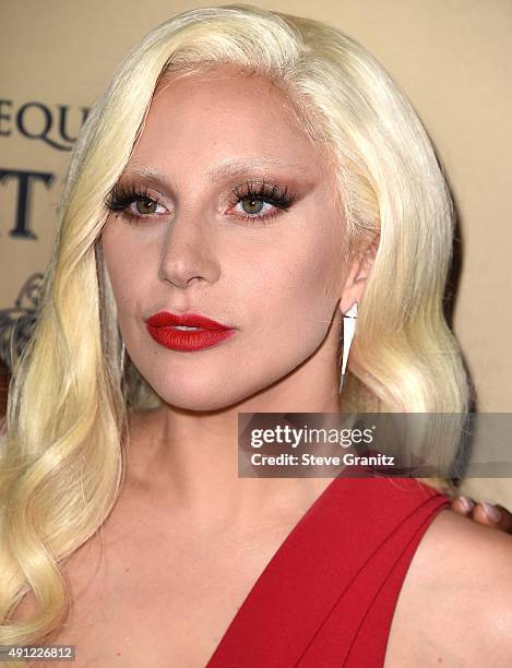 Lady Gaga arrives at the Premiere Screening Of FX's "American Horror Story: Hotel" at Regal Cinemas L.A. Live on October 3, 2015 in Los Angeles,...