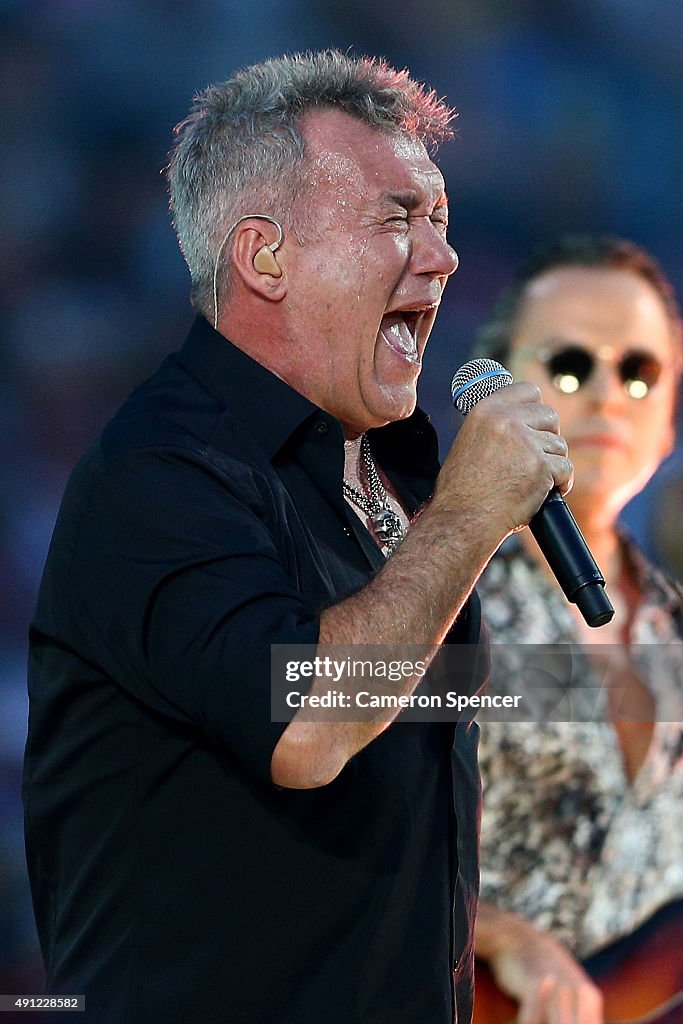 Cold Chisel Perform At The 2015 NRL Grand Final