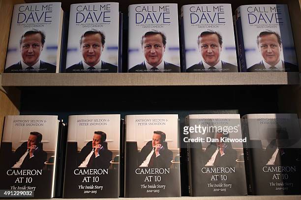The unauthorised biography of David Cameron 'Call Me Dave' by Michael Ashcroft and Isabel Oakeshott and 'Cameron At 10' by Anthony Seldon and Peter...