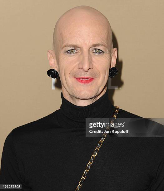 Actor Denis O'Hare arrives at the Premiere Screening Of FX's "American Horror Story: Hotel" at Regal Cinemas L.A. Live on October 3, 2015 in Los...