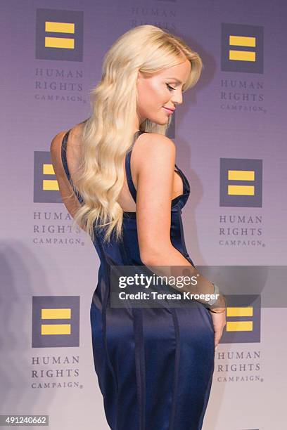 Gigi Gorgeous attends the 19th Annual HRC National Dinner at Walter E. Washington Convention Center on October 3, 2015 in Washington, DC.