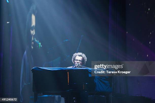 Chad King of A Great Big World performs at the 19th Annual HRC National Dinner at Walter E. Washington Convention Center on October 3, 2015 in...