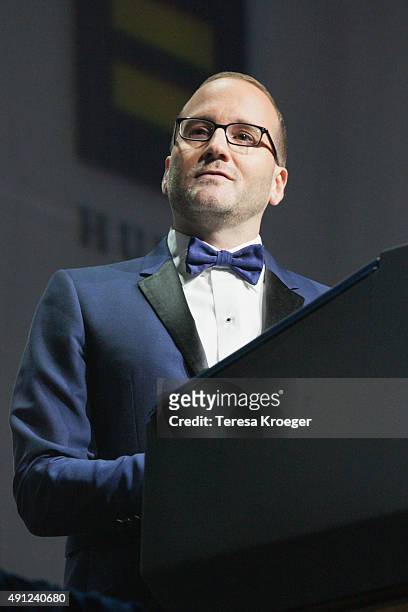 President Chad Griffin speaks at the 19th Annual HRC National Dinner at Walter E. Washington Convention Center on October 3, 2015 in Washington, DC.