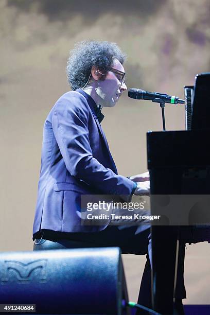 Chad King of A Great Big World performs at the 19th Annual HRC National Dinner at Walter E. Washington Convention Center on October 3, 2015 in...